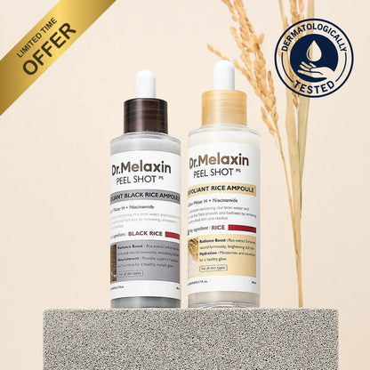 Dr. Melaxin Rice Peel Glow Shot (Set of 2)